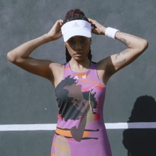 adidas Tennis Dress Y-Dress New York (slim fit, integrated shorts and sports bra) purple Women